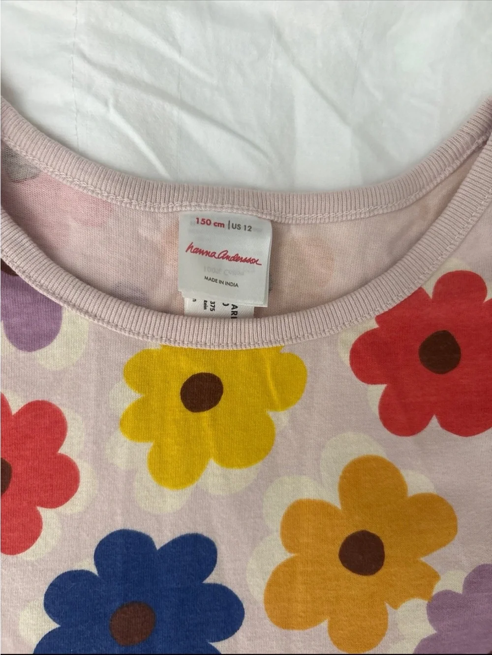 Hanna Andersson Pink Floral Pocket Dress with Multicolor Blooms